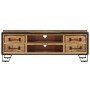 TV-Schrank mit Schubladen aus massivem Mangoholz 120x30x40 cm von vidaXL, TV-Möbel - Ref: Foro24-247343, Preis: 264,28 €, Rab...