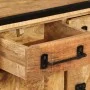 TV-Schrank mit Schubladen aus massivem Mangoholz 120x30x40 cm von vidaXL, TV-Möbel - Ref: Foro24-247343, Preis: 262,38 €, Rab...