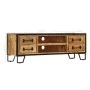 TV-Schrank mit Schubladen aus massivem Mangoholz 120x30x40 cm von vidaXL, TV-Möbel - Ref: Foro24-247343, Preis: 262,38 €, Rab...