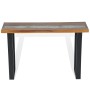 Mesa consola de teca 100x35x75 cm de vidaXL, Mesas auxiliares - Ref: Foro24-245065, Precio: 215,42 €, Descuento: %