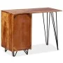 Desk with 1 drawer and 1 solid sheesham wood cabinet by vidaXL, Desks - Ref: Foro24-244359, Price: 167,04 €, Discount: %