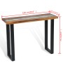 Teak console table 100x35x75 cm by vidaXL, Side tables - Ref: Foro24-245065, Price: 215,49 €, Discount: %