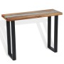 Teak console table 100x35x75 cm by vidaXL, Side tables - Ref: Foro24-245065, Price: 215,49 €, Discount: %