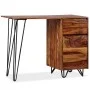 Escritorio con 1 cajón y 1 armario madera maciza de sheesham de vidaXL, Escritorios - Ref: Foro24-244359, Precio: 167,04 €, D...