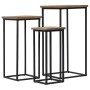 Set of tables for plants 3 units recycled teak by vidaXL, Side tables - Ref: Foro24-246088, Price: 174,85 €, Discount: %