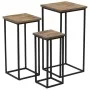 Set of tables for plants 3 units recycled teak by vidaXL, Side tables - Ref: Foro24-246088, Price: 171,08 €, Discount: %
