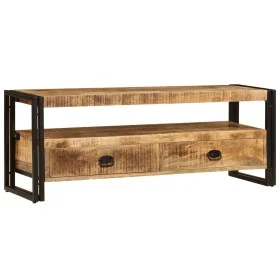 Mueble para TV madera maciza de mango 120x35x45 cm de vidaXL, Muebles TV - Ref: Foro24-247402, Precio: 209,32 €, Descuento: %