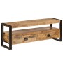 Mueble para TV madera maciza de mango 120x35x45 cm de vidaXL, Muebles TV - Ref: Foro24-247402, Precio: 205,03 €, Descuento: %