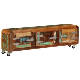 Mueble para la TV madera maciza reciclada 120x30x37 cm de vidaXL, Muebles TV - Ref: Foro24-247513, Precio: 241,62 €, Descuent...