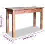Solid recycled wood console table 123x42x75 cm by vidaXL, Side tables - Ref: Foro24-244494, Price: 227,79 €, Discount: %