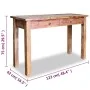 Solid recycled wood console table 123x42x75 cm by vidaXL, Side tables - Ref: Foro24-244494, Price: 223,15 €, Discount: %