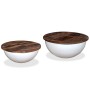 Set schalenförmiger Couchtisch 2 Stück recyceltes Holz weiß von vidaXL, Couchtisch - Ref: Foro24-245256, Preis: 127,39 €, Rab...
