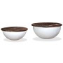 Set schalenförmiger Couchtisch 2 Stück recyceltes Holz weiß von vidaXL, Couchtisch - Ref: Foro24-245256, Preis: 127,39 €, Rab...