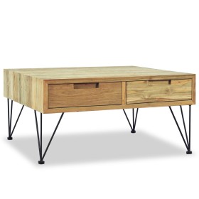 Solid teak coffee table 80x80x40 cm by vidaXL, Coffee table - Ref: Foro24-244574, Price: 241,10 €, Discount: %