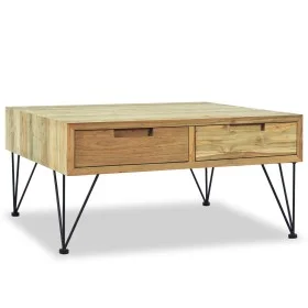 Solid teak coffee table 80x80x40 cm by vidaXL, Coffee table - Ref: Foro24-244574, Price: 237,24 €, Discount: %