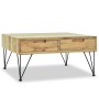 Solid teak coffee table 80x80x40 cm by vidaXL, Coffee table - Ref: Foro24-244574, Price: 241,10 €, Discount: %