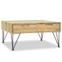 Solid teak coffee table 80x80x40 cm by vidaXL, Coffee table - Ref: Foro24-244574, Price: 241,10 €, Discount: %