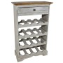 Botellero de madera maciza reciclada 55x23x85 cm de vidaXL, Botelleros - Ref: Foro24-244507, Precio: 126,67 €, Descuento: %