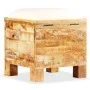 Solid recycled wood storage bench 40x40x45 cm by vidaXL, Storage trunks - Ref: Foro24-245138, Price: 109,60 €, Discount: %