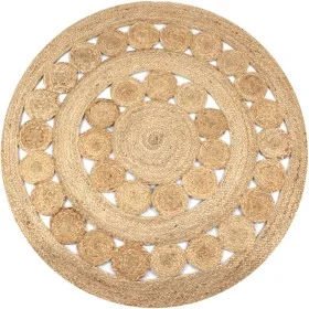 Runder Teppich mit geflochtenem Jute-Design, 120 cm von vidaXL, Teppiche - Ref: Foro24-245343, Preis: 43,64 €, Rabatt: %
