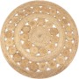 Round rug with braided jute design 120 cm by vidaXL, Rugs - Ref: Foro24-245343, Price: 48,76 €, Discount: %