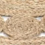 Runder Teppich mit geflochtenem Jute-Design, 120 cm von vidaXL, Teppiche - Ref: Foro24-245343, Preis: 43,64 €, Rabatt: %