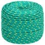 Cuerda de barco polipropileno verde 6 mm 25 m
