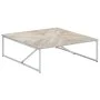Couchtisch aus massivem Mangoholz 110x110x36 cm von vidaXL, Couchtisch - Ref: Foro24-247698, Preis: 205,08 €, Rabatt: %