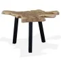 Couchtisch aus echtem Teakholz, 80 x 70 x 38 cm von vidaXL, Couchtisch - Ref: Foro24-244550, Preis: 204,04 €, Rabatt: %