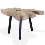 Mesa de centro de teca genuina 80x70x38 cm de vidaXL, Mesas de centro - Ref: Foro24-244550, Precio: 203,91 €, Descuento: %