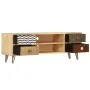 Mueble de TV de madera maciza de mango 120x30x40 cm by vidaXL, TV Furniture - Ref: Foro24-247340, Price: 156,13 €, Discount: %