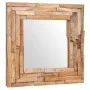 Quadratischer dekorativer Spiegel aus Teakholz, 60 x 60 cm von vidaXL, Spiegel - Ref: Foro24-244562, Preis: 122,26 €, Rabatt: %