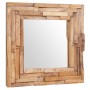 Espejo decorativo cuadrado teca 60x60 cm de vidaXL, Espejos - Ref: Foro24-244562, Precio: 124,41 €, Descuento: %