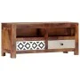 Mueble de TV madera maciza de Sheesham 90x30x40 cm de vidaXL, Muebles TV - Ref: Foro24-247734, Precio: 113,80 €, Descuento: %