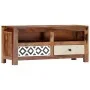 Mueble de TV madera maciza de Sheesham 90x30x40 cm de vidaXL, Muebles TV - Ref: Foro24-247734, Precio: 113,80 €, Descuento: %