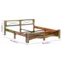 Recycled solid wood bed frame 180x200 cm by vidaXL, Beds and slatted bases - Ref: Foro24-247668, Price: 389,28 €, Discount: %