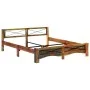 Recycled solid wood bed frame 180x200 cm by vidaXL, Beds and slatted bases - Ref: Foro24-247668, Price: 389,28 €, Discount: %
