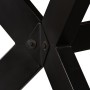 Kreuz-Esstisch aus massivem Mangoholz und Stahl 180 cm von vidaXL, Küchen- und Esstische - Ref: Foro24-244805, Preis: 422,16 ...