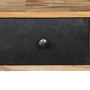 Solid recycled teak wood console table 120x30x76 cm by vidaXL, Side tables - Ref: Foro24-245403, Price: 227,56 €, Discount: %
