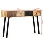 Solid recycled teak wood console table 120x30x76 cm by vidaXL, Side tables - Ref: Foro24-245403, Price: 223,35 €, Discount: %