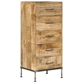 Kommode aus massivem Mangoholz 45x35x106 cm von vidaXL, Sideboards - Ref: Foro24-247806, Preis: 296,83 €, Rabatt: %