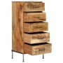 Kommode aus massivem Mangoholz 45x35x106 cm von vidaXL, Sideboards - Ref: Foro24-247806, Preis: 302,45 €, Rabatt: %