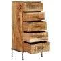 Kommode aus massivem Mangoholz 45x35x106 cm von vidaXL, Sideboards - Ref: Foro24-247806, Preis: 296,83 €, Rabatt: %