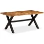 Mesa de comedor madera maciza de acacia y mango 180x90x76 cm de vidaXL, Mesas de cocina y de comedor - Ref: Foro24-245640, Pr...