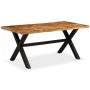 Mesa de comedor madera maciza de acacia y mango 180x90x76 cm de vidaXL, Mesas de cocina y de comedor - Ref: Foro24-245640, Pr...