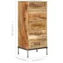 Kommode aus massivem Mangoholz 45x35x106 cm von vidaXL, Sideboards - Ref: Foro24-247806, Preis: 296,83 €, Rabatt: %