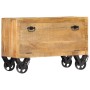 Solid mango wood shoemaker 86x35x55 cm by vidaXL, Shoe racks and shoe organizers - Ref: Foro24-247658, Price: 211,48 €, Disco...
