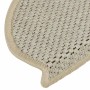 Alfombrillas autoadhesivas sisal 15 uds verde claro 56x17x3 cm