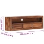 TV-Schrank aus massivem Palisanderholz, 120 x 30 x 40 cm von vidaXL, TV-Möbel - Ref: Foro24-247703, Preis: 280,78 €, Rabatt: %