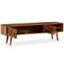 Solid sheesham wood TV cabinet 140x30x40 cm by vidaXL, TV Furniture - Ref: Foro24-244683, Price: 277,95 €, Discount: %